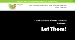 Desktop Screenshot of businesstextbox.com